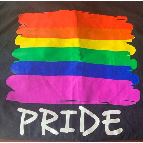 LGBTQ+ Rainbow PRIDE t-shirt 2XL - Picture 1 of 2